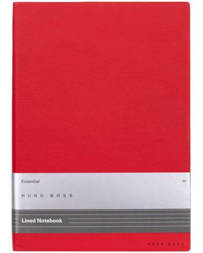 Bilježnica Hugo Boss Essential Storyline - B5, s linijama, crvena - 1