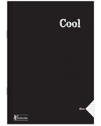 Bilježnica Keskin Color - Cool, A5, 40 listova, široke linije, asortiman - 8