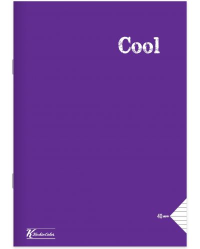 Bilježnica Keskin Color - Cool, A4, 80 listova, široke linije, asortiman - 7