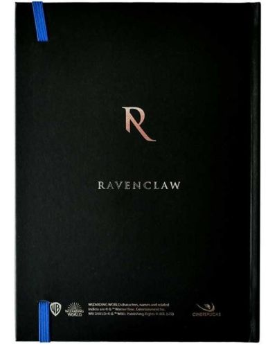 Bilježnica sa straničnikom CineReplicas Movies: Harry Potter - Ravenclaw, A5 format - 5