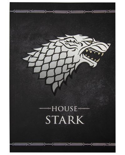 Bilježnica Moriarty Art Project Television: Game of Thrones - Stark - 1