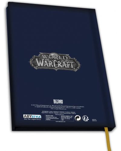 Bilježnica ABYstyle Games: World of Warcraft - Alliance Symbol, format A5 - 2