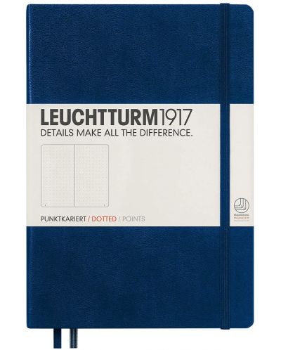 Bilježnica Leuchtturm1917 Notebook Medium А5 - Plava, točkaste stranice - 1