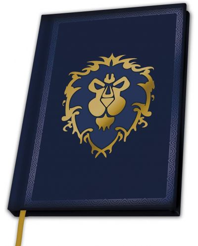 Bilježnica ABYstyle Games: World of Warcraft - Alliance Symbol, format A5 - 1
