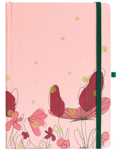 Bilježnica s tvrdim koricama Blopo - Floral Fables, listovi na točke - 1