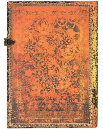 Rokovnik Paperblanks - H.G. Wells, 13 х 18 cm, 120 listova - 3