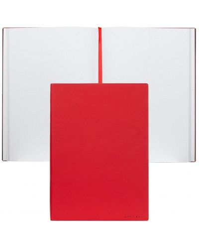 Bilježnica Hugo Boss Essential Storyline - A6, bijeli listovi, crvena - 3