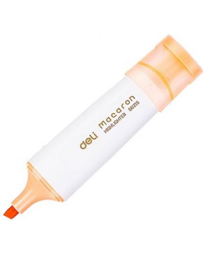 Tekst marker Deli Macaron - ES621S, pastelno narančasti - 2