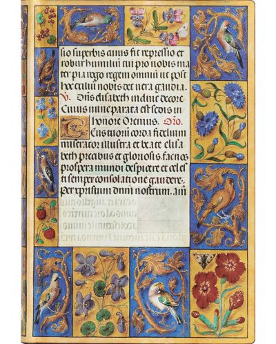 Bilježnica Paperblanks Ancient Illumination - 13 х 18 cm, 88 listova, sa širokim redovima - 1