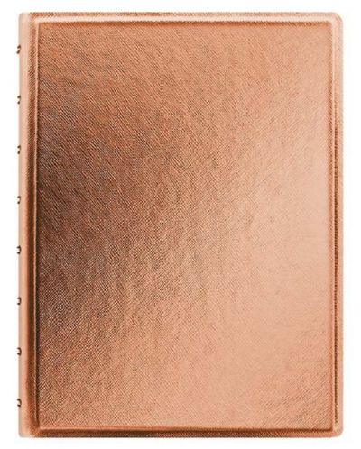 Bilježnica Filofax А5 - Saffiano Rose Gold, ružičasta - 1