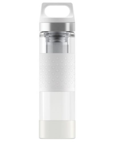 Termosica Sigg Hot and Cold - Bijela, staklo, 400 ml - 1