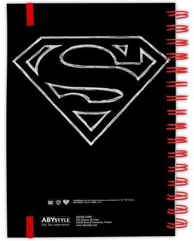 Rokovnik ABYstyle DC Comics: Superman - Graphic, sa spiralom, A5 format - 2