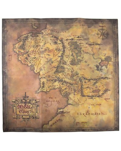 Bilježnica CineReplicas Movies: The Lord of the Rings - Middle Earth Map - 4
