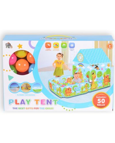 Tenda za igru Moni Toys - S 50 kuglica - 5