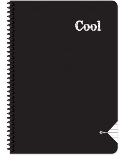 Bilježnica Keskin Color - Cool, A4, široke linije, 72 lista, asortiman - 7