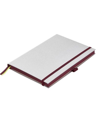 Bilježnica Lamy - А5, tvrde korice, srebrna/bordo - 1