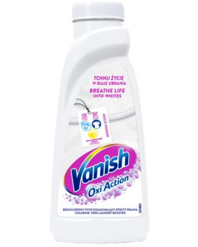 Tekući deterdžent za mrlje na bijeloj odjeći Vanish - Oxi Action, 450 ml - 1