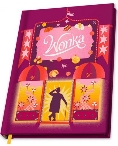 Rokovnik ABYstyle Movies: Wonka - Willy Wonka Dreams, A5 format - 1