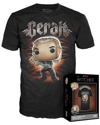 Majica Funko Television: The Witcher - Geralt (Training) - 3
