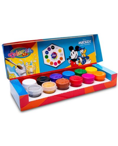 Tempera boje Colorino Disney - Mickey and Friends, 12 boja, 20 ml - 2