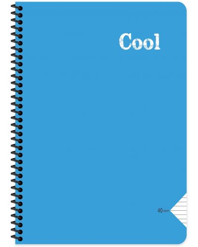 Bilježnica Keskin Color - Cool, A4, široke linije, 72 lista, asortiman - 1