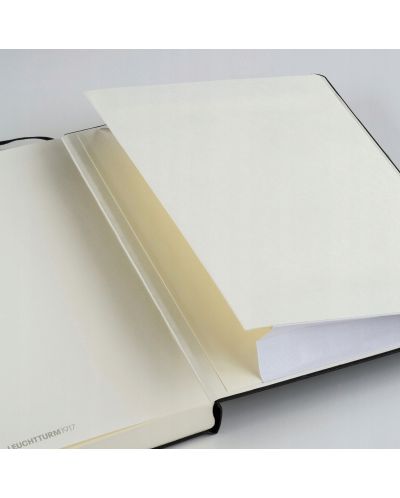 Rokovnik Leuchtturm1917 Notebook Medium A5 - Crna,  bijele stranice - 4