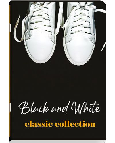 Bilježnica Black&White - Classics, А4, 60 listova, široki redovi, asortiman - 3