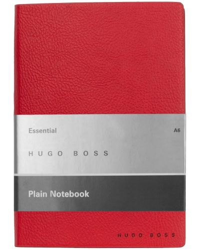 Bilježnica Hugo Boss Essential Storyline - A6, bijeli listovi, crvena - 1