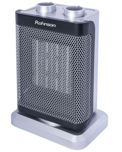 Ventilatorska grijalica Rohnson - R-8063, 1500 W, srebrna/crna - 1