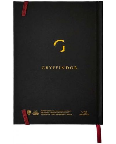 Bilježnica sa straničnikom CineReplicas Movies: Harry Potter - Gryffindor, A5 format - 5