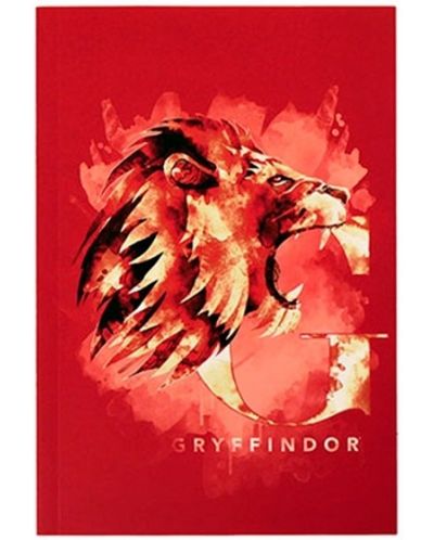 Bilježnica Cine Replicas Movies: Harry Potter - Gryffindor (Lion), A5 - 1