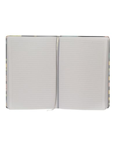 Bilježnica Colori - A4, 100 listova, široki redovi, tvrdi uvez, asortiman - 5