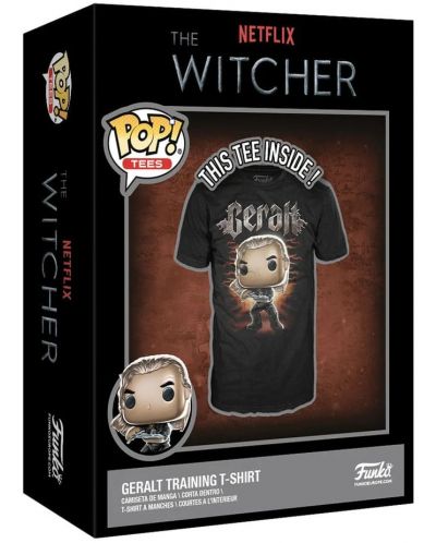 Majica Funko Television: The Witcher - Geralt (Training) - 4