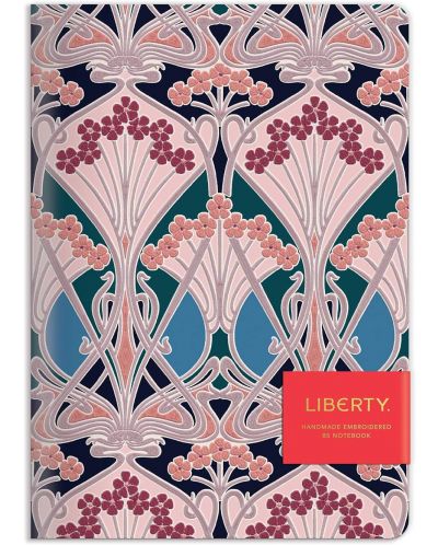 Bilježnica Liberty - Lanthe , B5, s ručnim vezom - 1