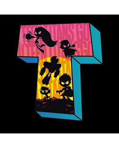 Majica ABYstyle Animation: Teen Titans GO - Silhouettes - 2