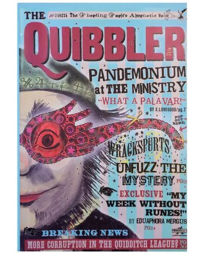Bilježnica Moriarty Art Project Movies: Harry Potter - The Quibbler - 1