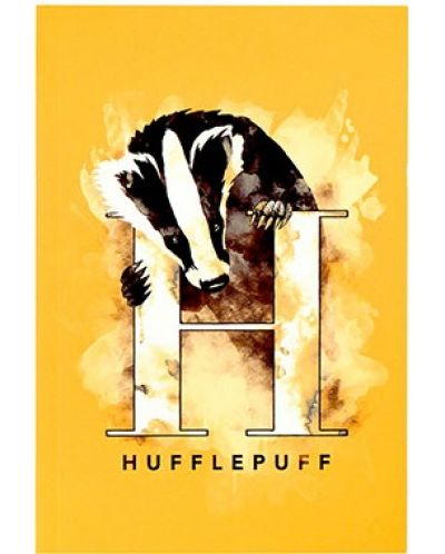 Bilježnica Cine Replicas Movies: Harry Potter - Hufflepuff (Badger) - 1
