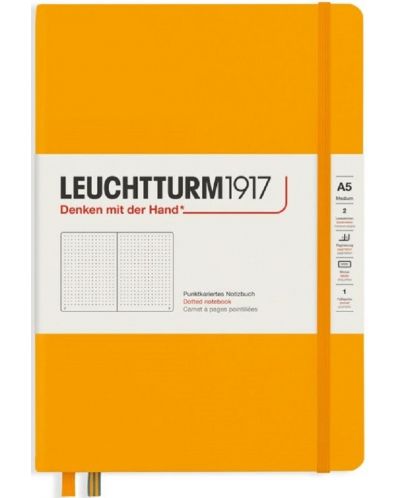 Bilježnica Leuchtturm1917 А5 - Medium, oker - 1