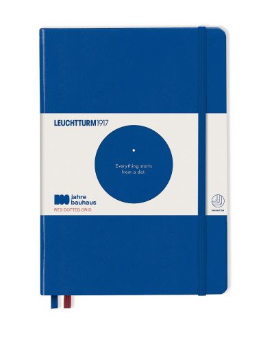 Bilježnica Leuchtturm1917 Bauhaus 100 - А5, plava, točkaste stranice - 1