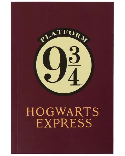 Bilježnica CineReplicas Movies: Harry Potter - Hogwarts Express, A5 format - 1