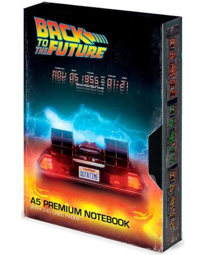 Bilježnica Pyramid Movies: Back to the Future - VHS, A5 format - 1