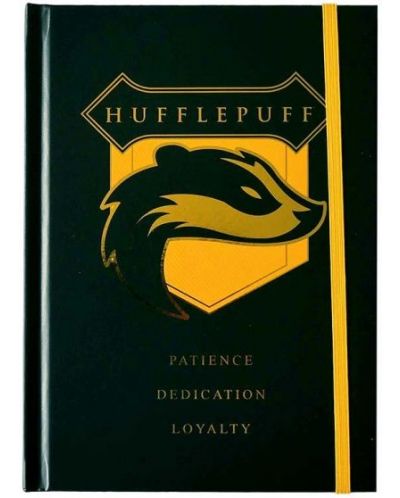 Bilježnica sa straničnikom CineReplicas Movies: Harry Potter - Hufflepuff, A5 format - 1