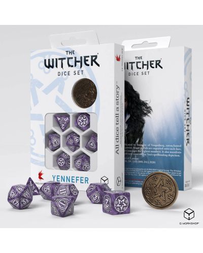 The Witcher Dice Set: Yennefer - Lilac and Gooseberries - 4