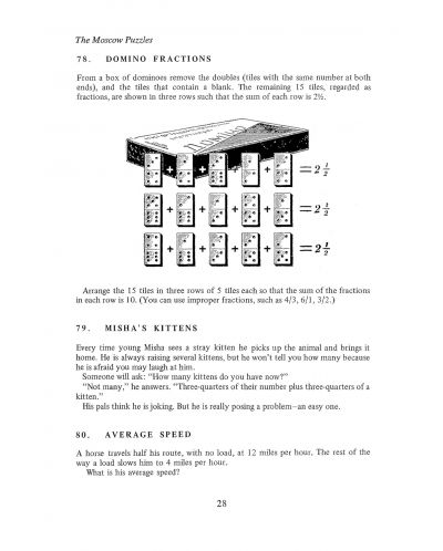 The Moscow Puzzles: 359 Mathematical Recreations - 8