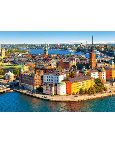Puzzle Castorland od 500 dijelova - Stockholm, stari grad - 2