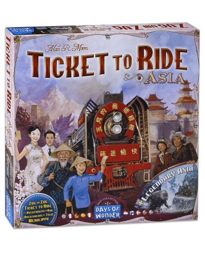 Proširenje za društvenu igru Ticket to Ride - Asia - 1