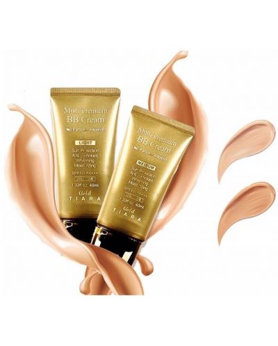 Tiara Gold BB krema za blistavu kožu Multi Premium, SPF 50+, Medium, 40 ml - 2
