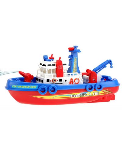 Dječja igračka Toi Toys - Čamac za spašavanje koja prska vode - 1