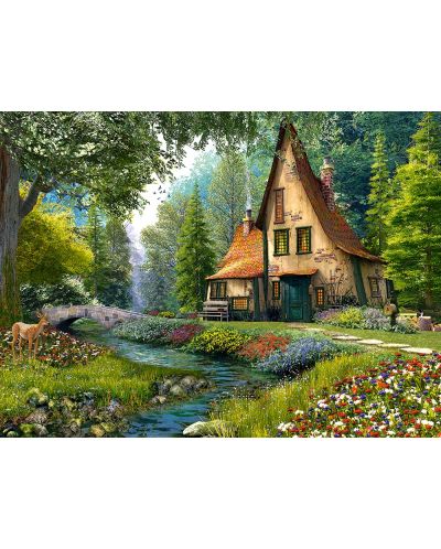 Puzzle Castorland od 2000 dijelova - Kuća u šumi, Dominic Davison - 2