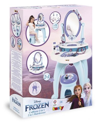 Toaletni stol za ljepotu Smoby - Frozen, 2 u 1  - 2